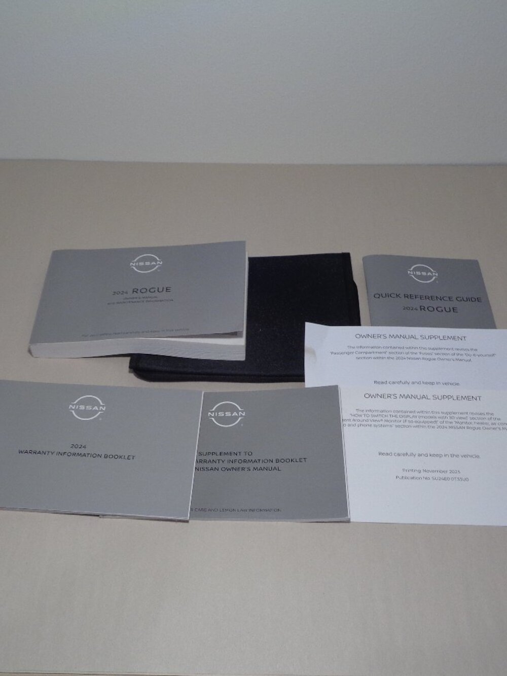2024 NISSAN ROGUE / Owner's Manual / User Guide / OEM / With Cover